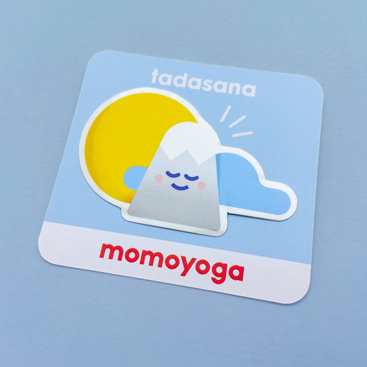 Mountain pose sticker