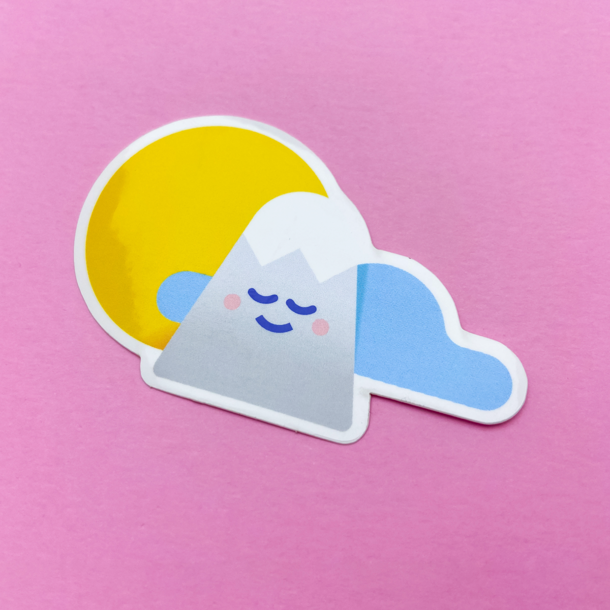 Mountain pose sticker