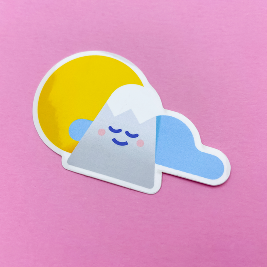 Mountain pose sticker