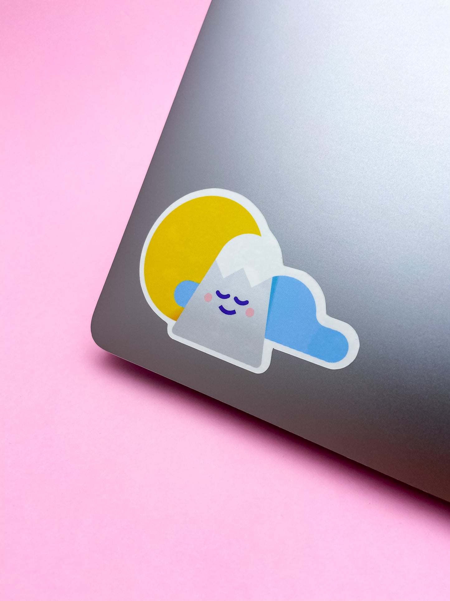 Mountain pose sticker