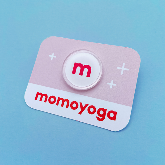 Momoyoga logo pin